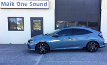 2018 Honda Civic Hatch with professional window tint